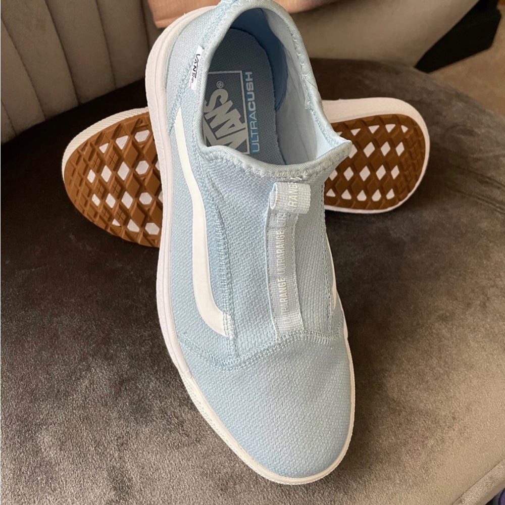 Light blue Vans